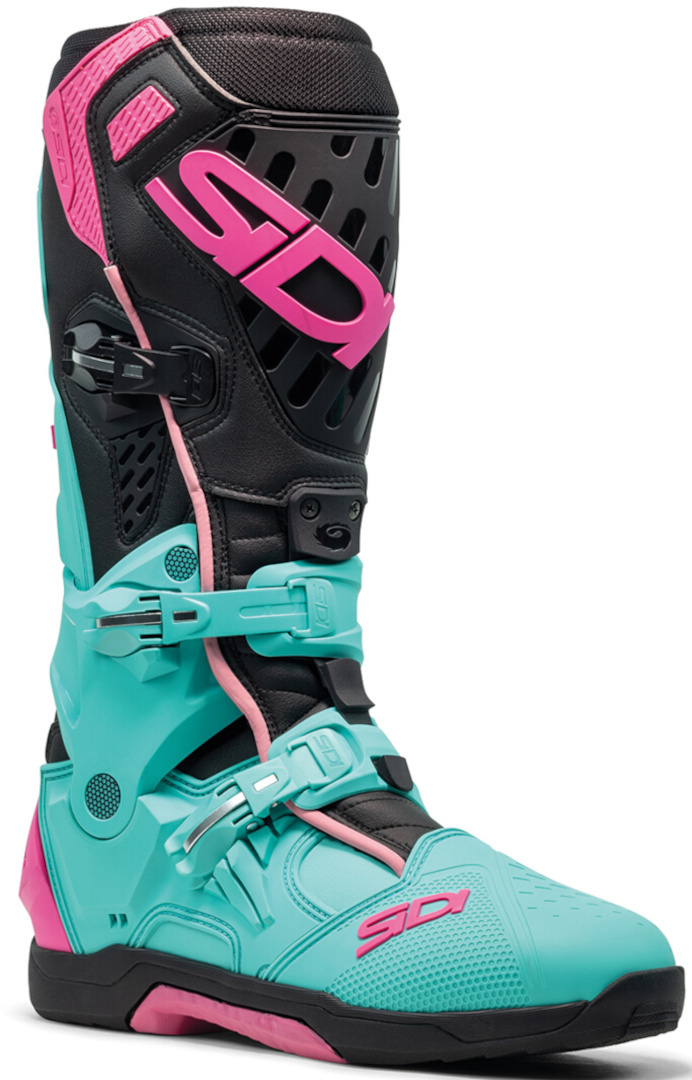 Sidi Crossair Bottes de motocross Menthe/Noir/Rose 45 Figure 1