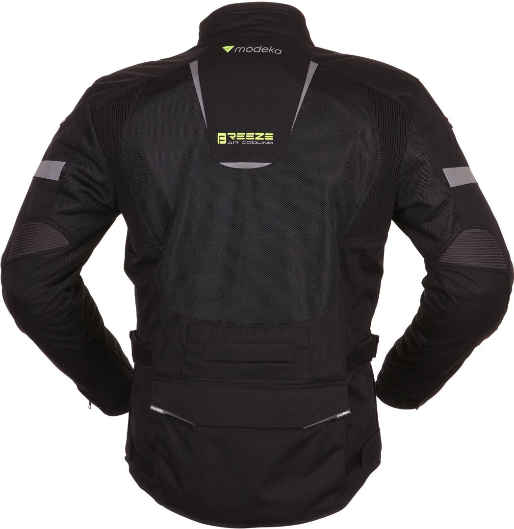 Modeka Breeze Textile Jacket Long black/neon 3XL Figure 2