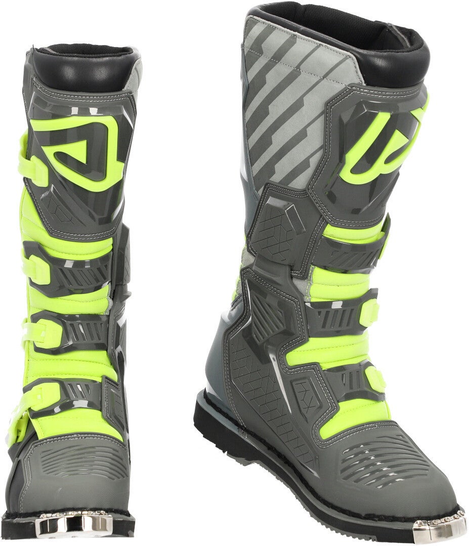 Acerbis X-Race Bottes de motocross gris/jaune 47 Figure 1