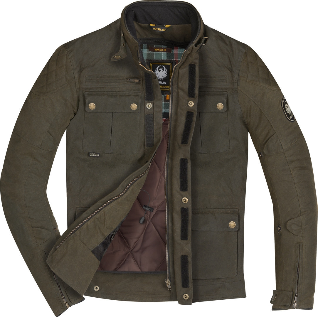 Merlin Yoxall II Motorcycle Waxed Jacket olive XL Figure 2