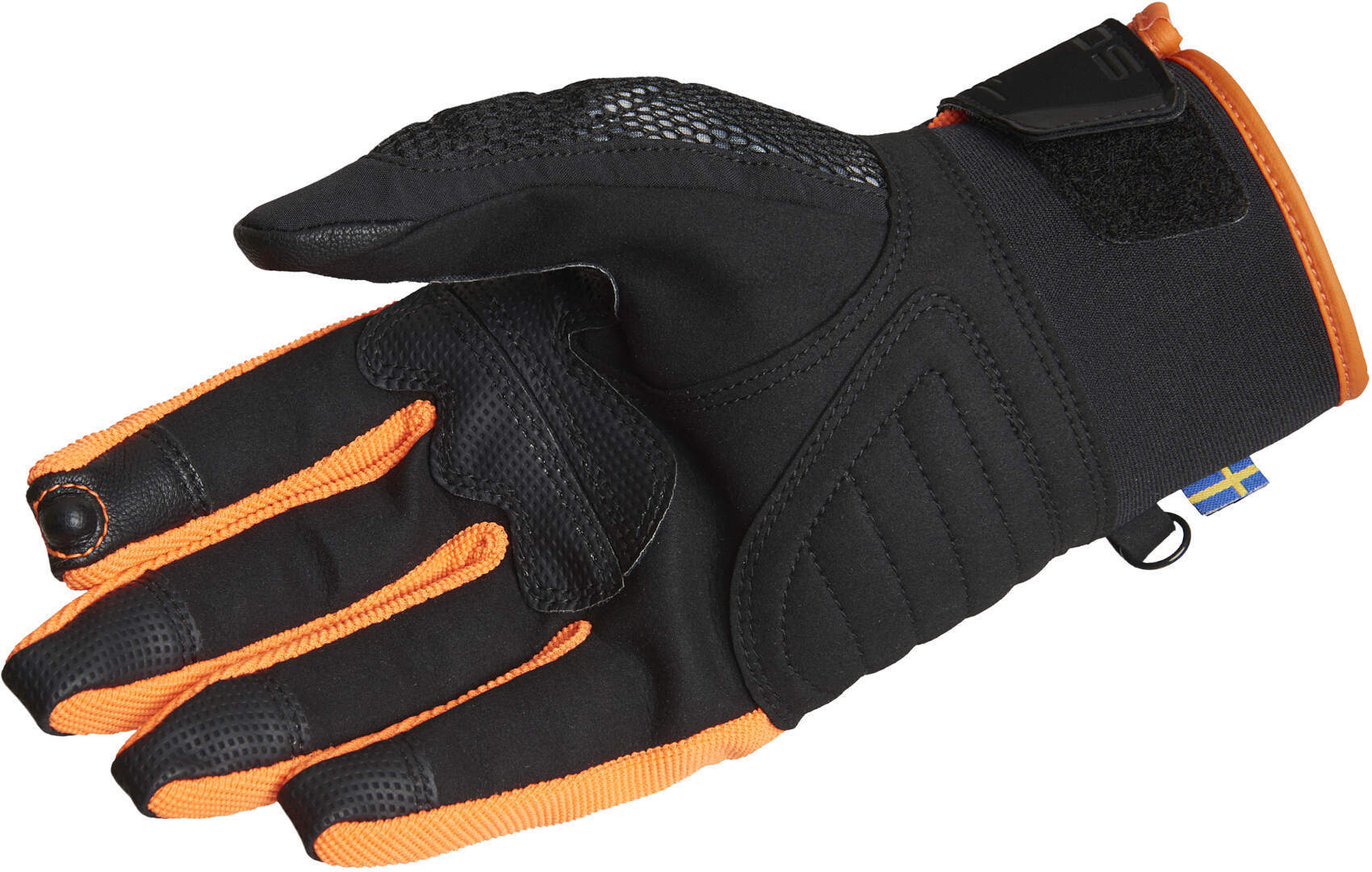 Lindstrands Nyhusen Motorcykelhandsker sort/orange 8 Figur 2