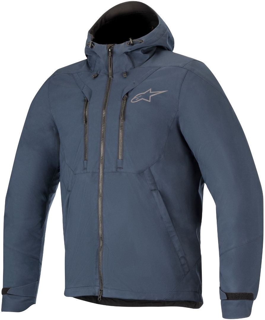 Alpinestars Domino Tech Shell Jachetă textilă pentru motociclete albastru închis XL Figura 1