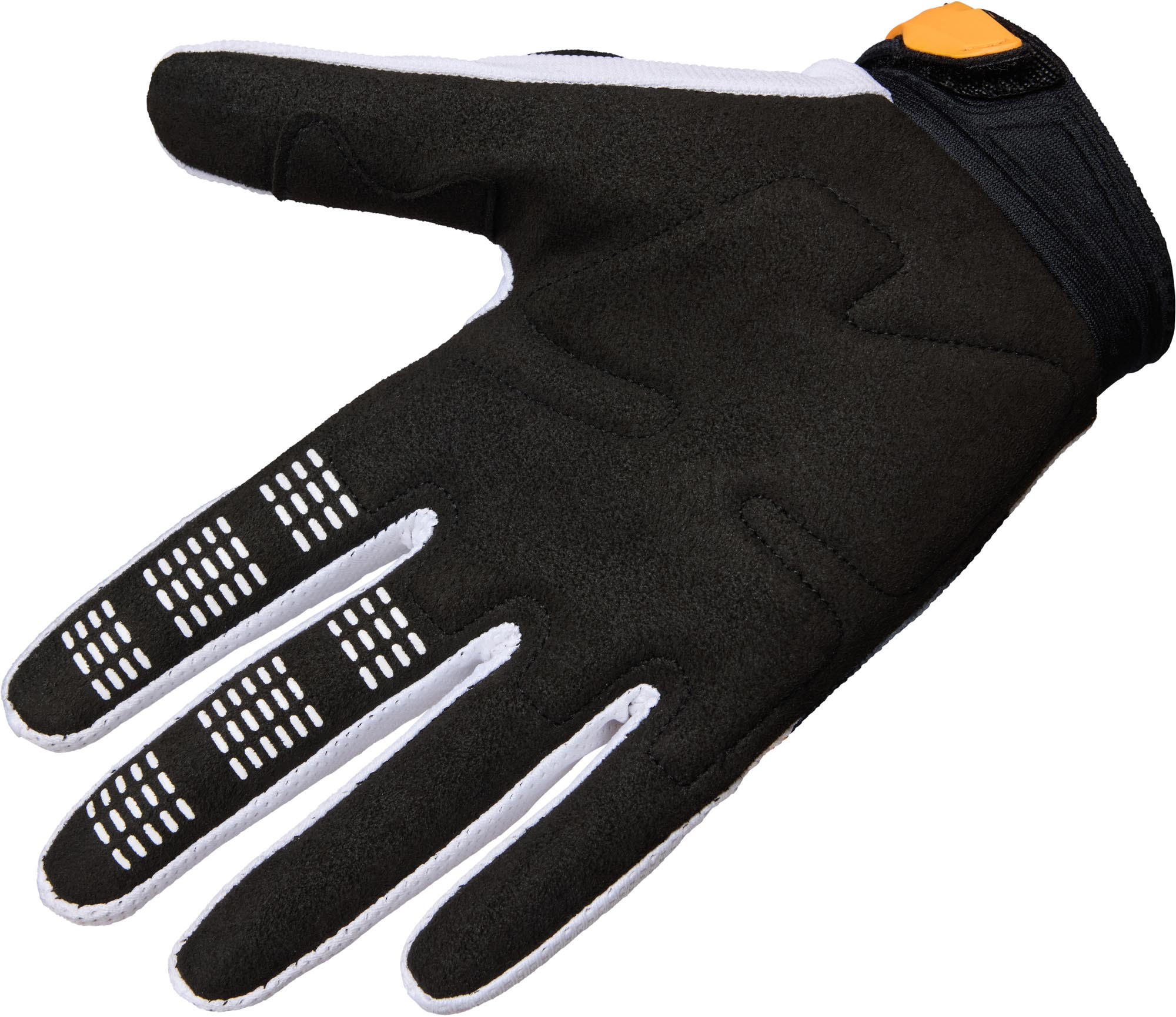 FOX 180 Noble Ungdoms Motocross Handschuhe svart/hvit/gul S Figur 2
