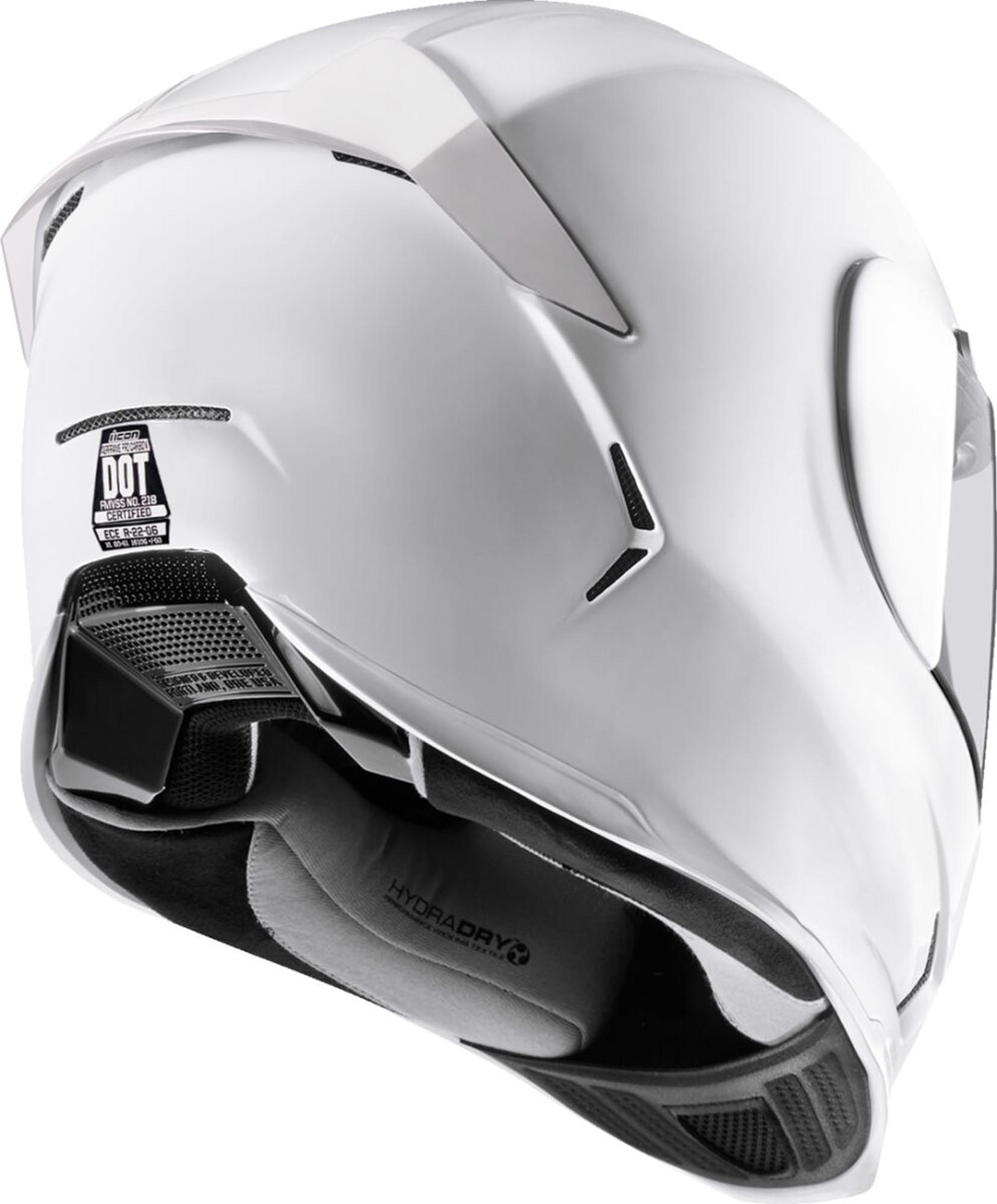 Icon Airframe Pro Gloss Helmet white 2XL Figure 2