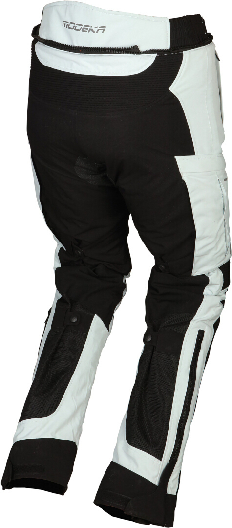 Modeka Khao Air Pantaloni in tessuto motociclistica nero/grigio chiaro Lang S Figura 2