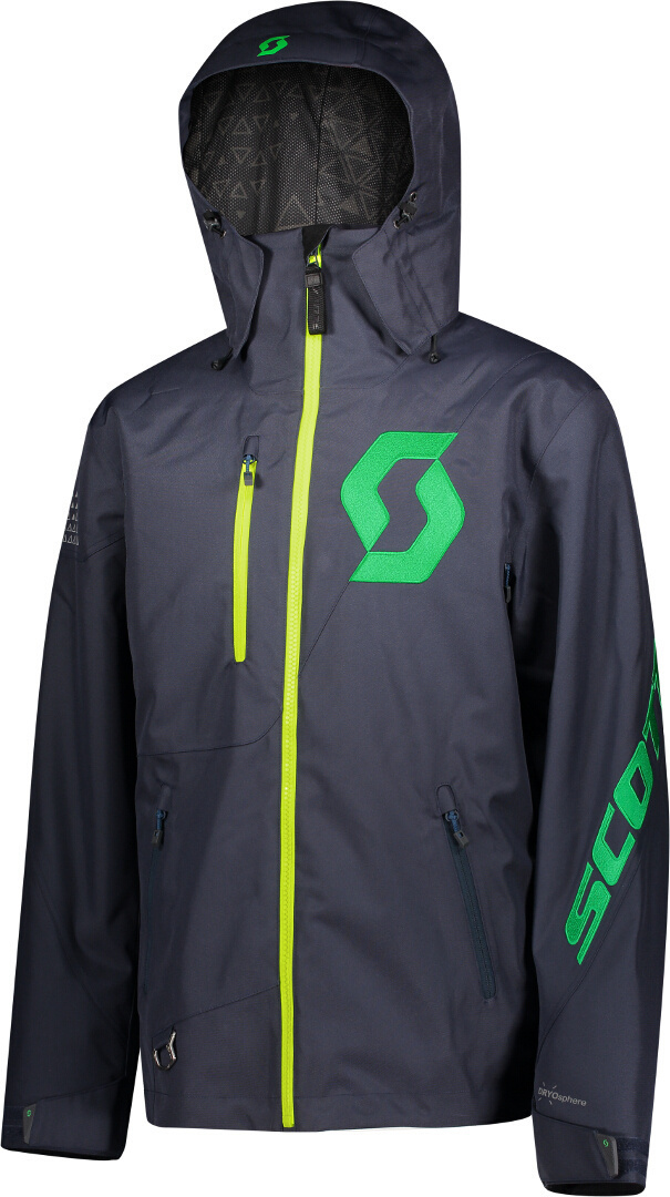 Scott Move Dryo Veste de motoneige bleu/vert M Figure 1