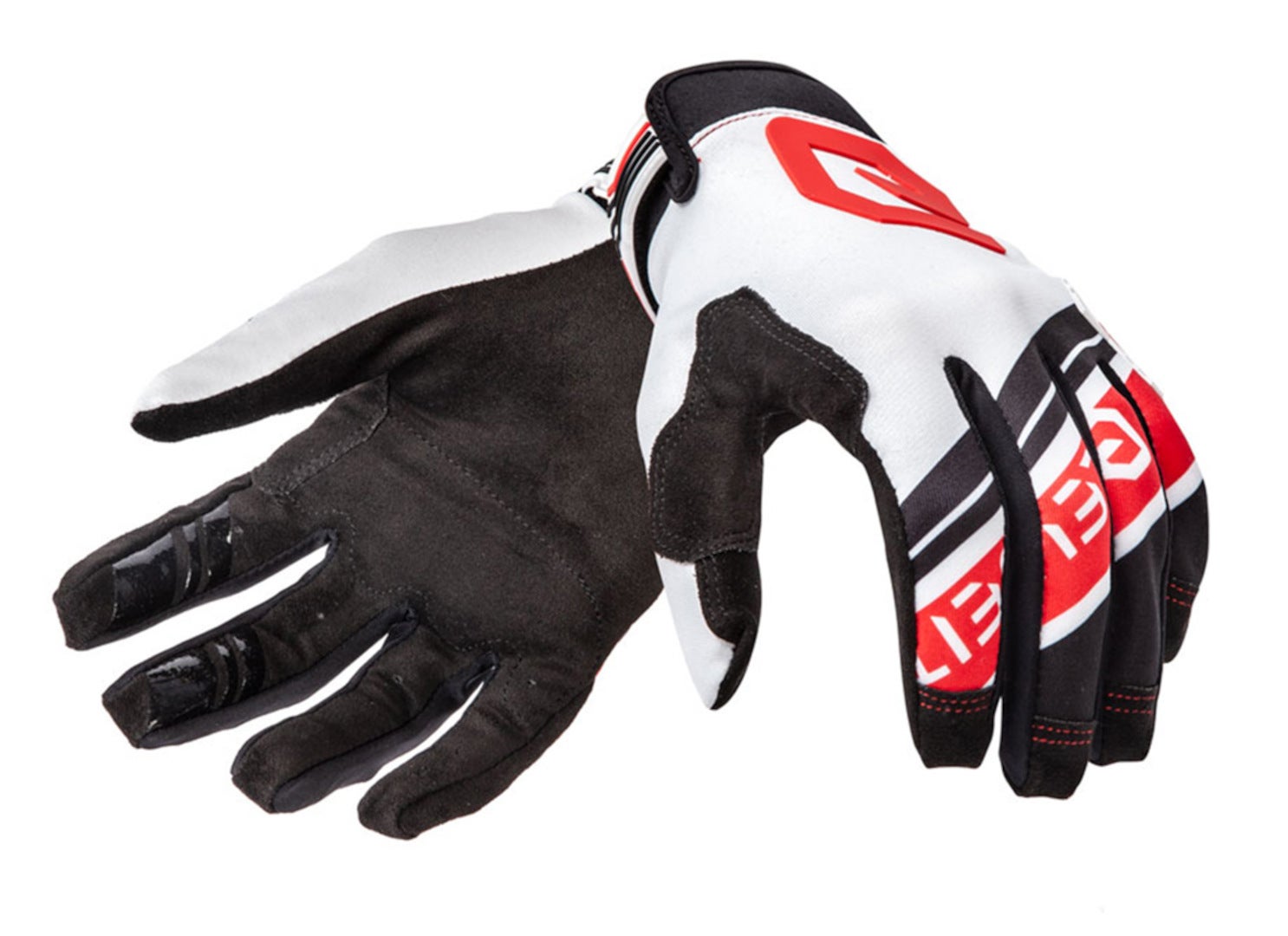 Eleveit X-Legend Luvas de Motocross vermelho/branco XL Figura 1