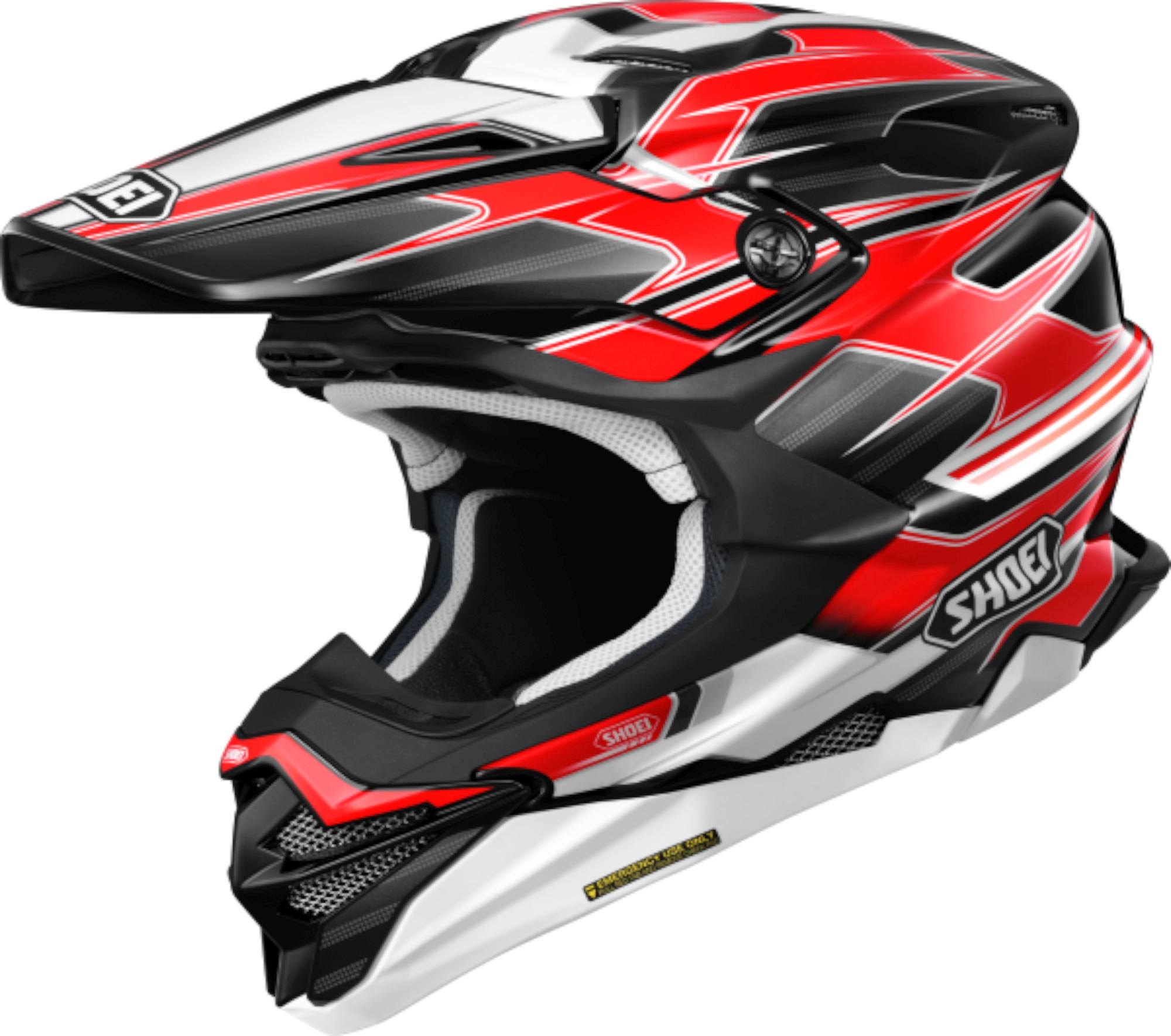 Shoei VFX-WR 06 Sparkle Motokrosová přilba černá/červená/bílá XXL (63/64) Obrázek 1