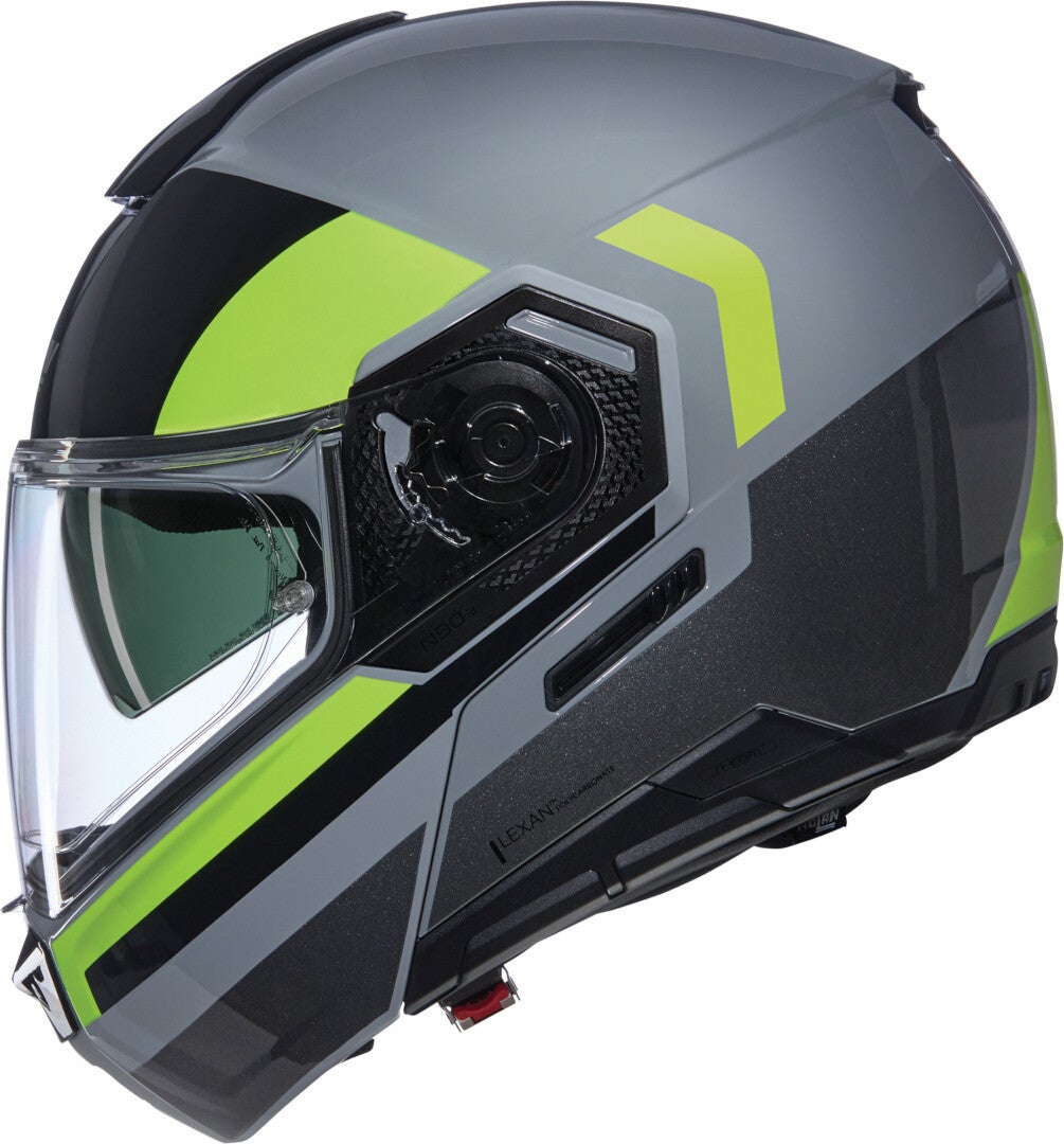Nolan N90-3 06 Roboto N-Com Hjelm sort/grå/grøn S (56) Figur 2