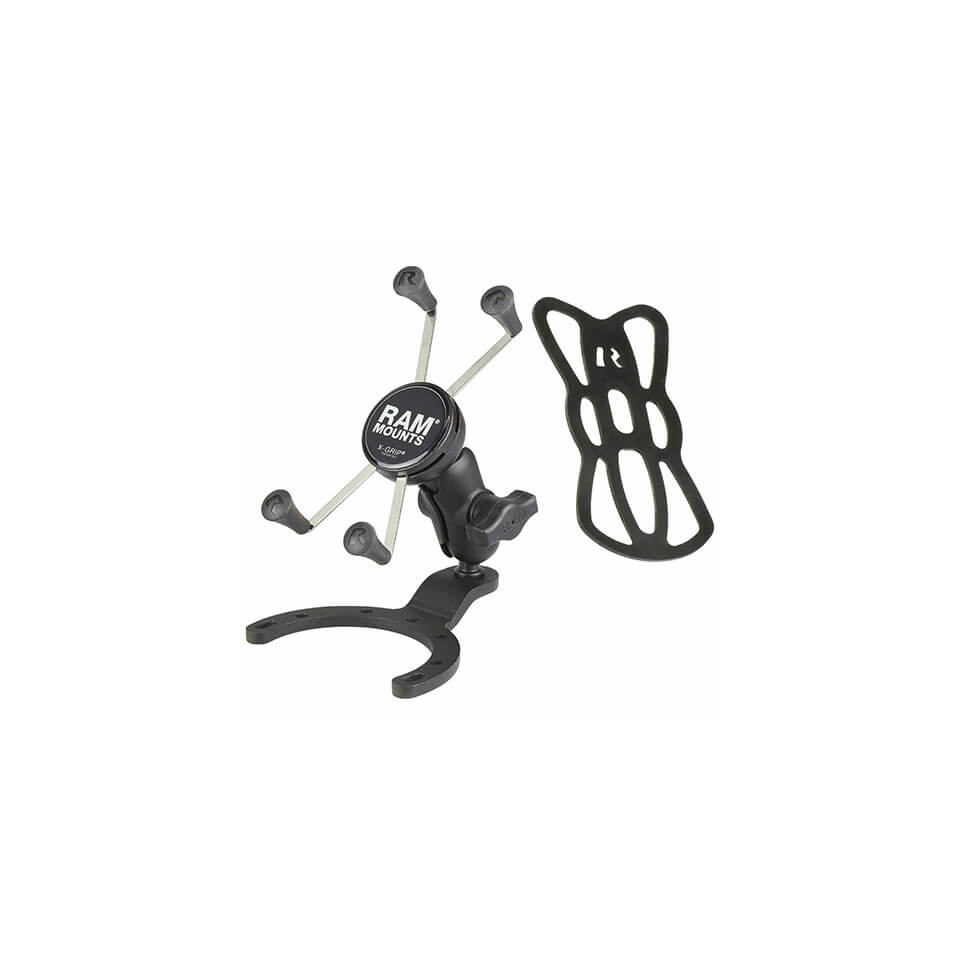 RAM Monta montagem de motocicleta com clipe X-Grip Universal para smartphones grandes Artigo principal Figura 1