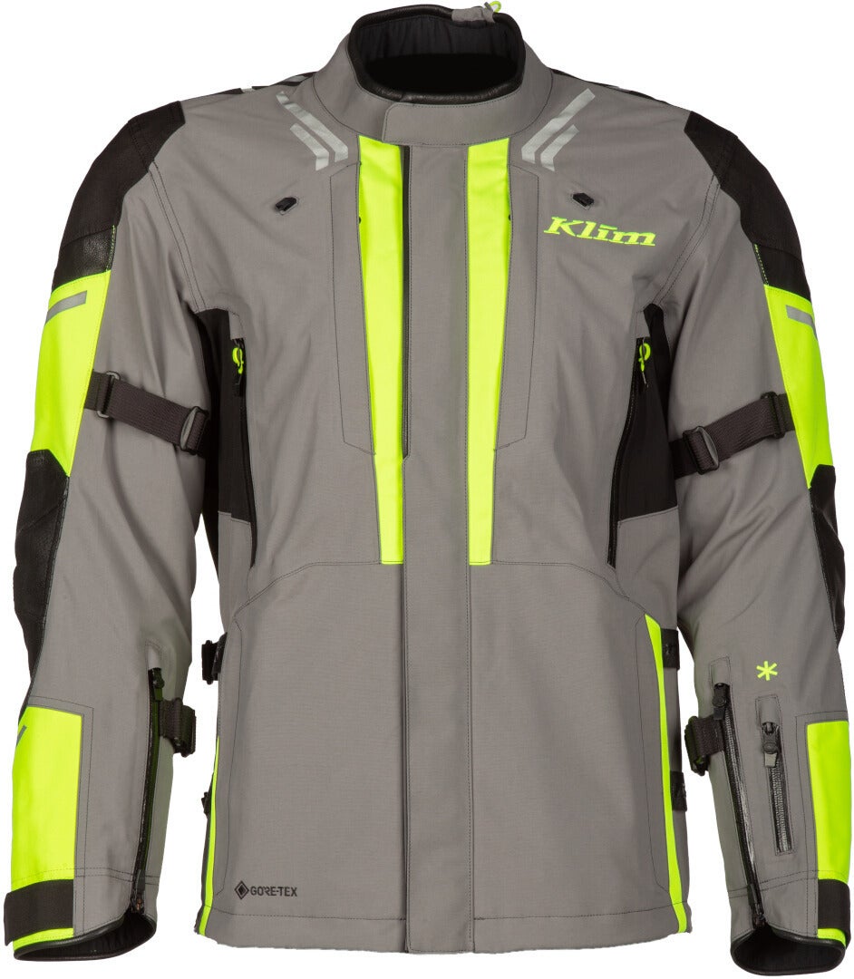 Klim Latitude 2023 Motorcycle Textile Jacket grey/yellow XXL Figure 5