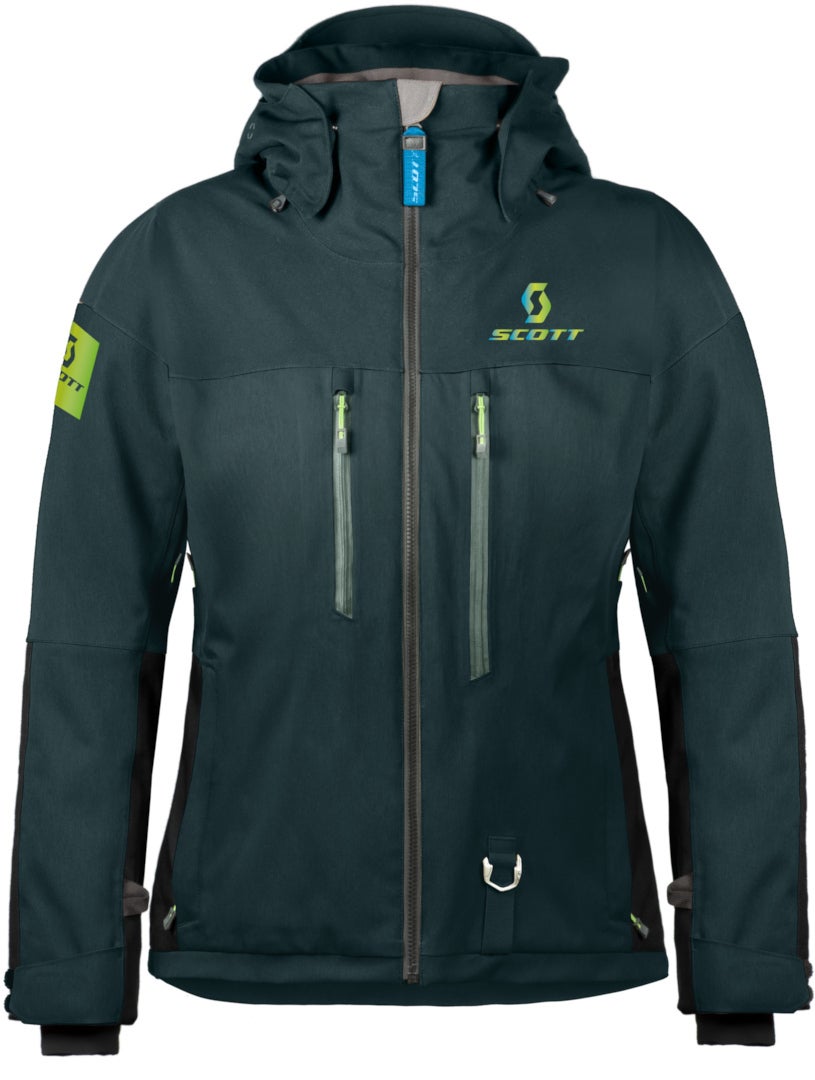 Scott Snow Flex Dryo Jaqueta Snowmobile para Senhoras Verde escuro L Figura 1