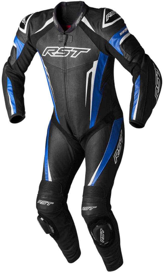 RST Tractech EVO 5 1-Teiler Motorrad Lederkombi schwarz/blau 2XL Abbildung 1