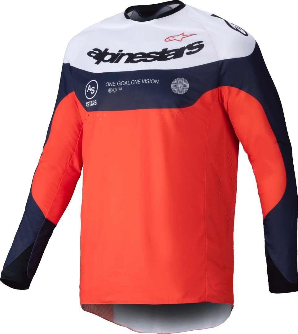 Alpinestars Pro-Dura Motocross tröja Blå/orange XL Figur 1