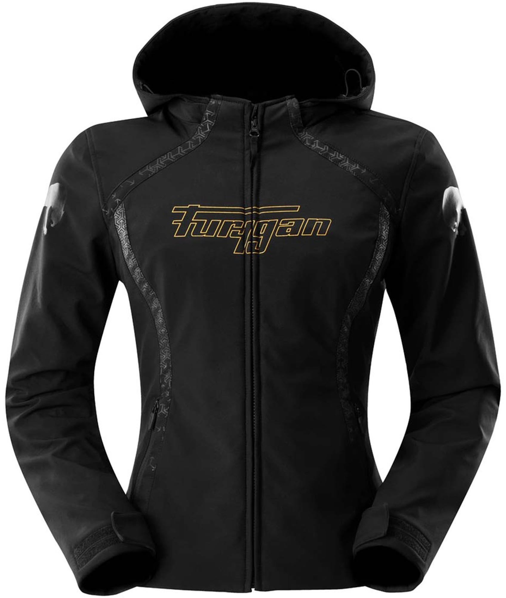 Furygan Skye wasserdichte Damen Motorrad Textiljacke schwarz/gold XL Abbildung 2