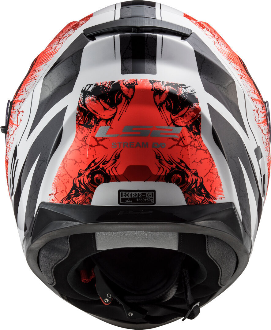 LS2 FF320 Stream Evo Throne Casque Blanc/Orange M (57/58) Figure 3