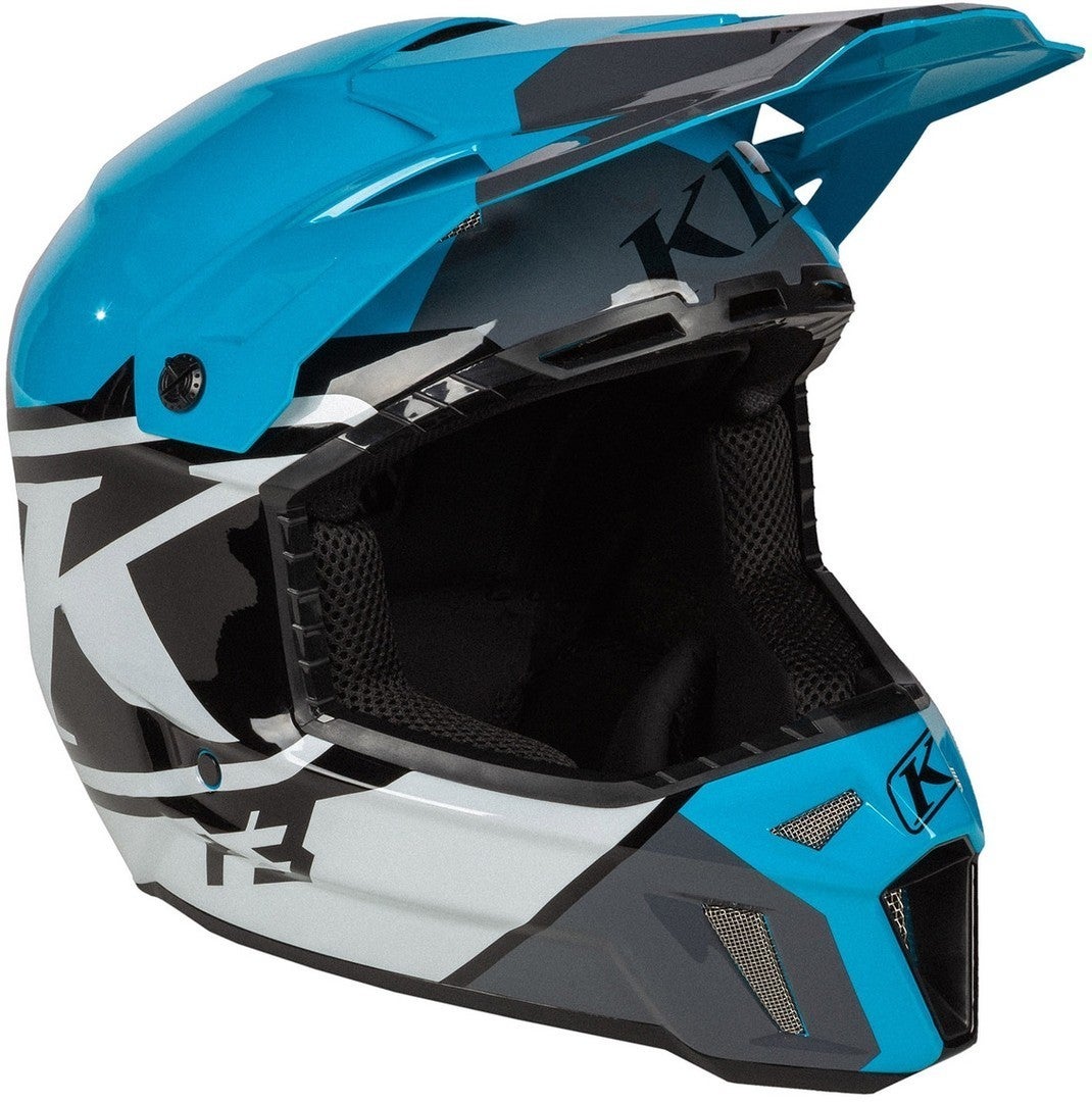 Klim F3 Disarray Cască de motocross Albastru/Negru/Alb L (58/59) Figura 1