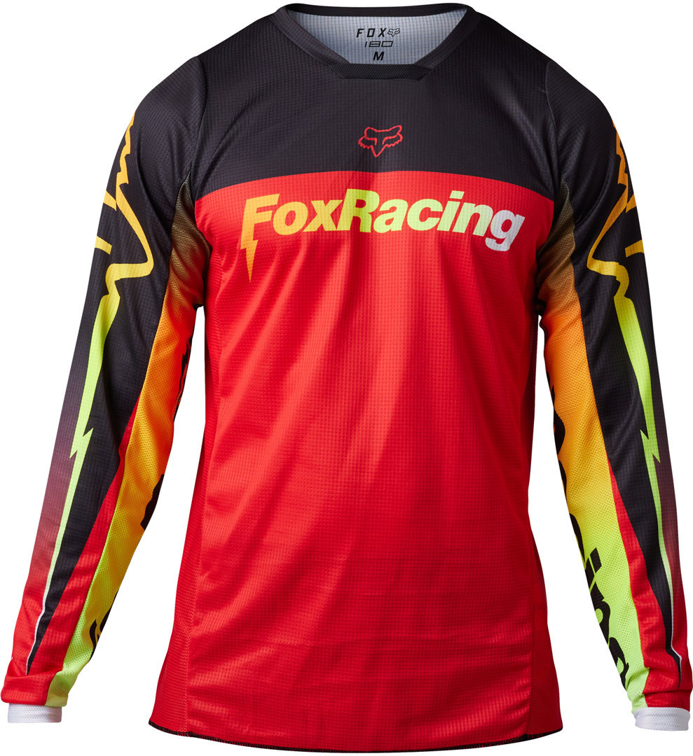 FOX 180 Statk Motocross trøje rød L Figur 1