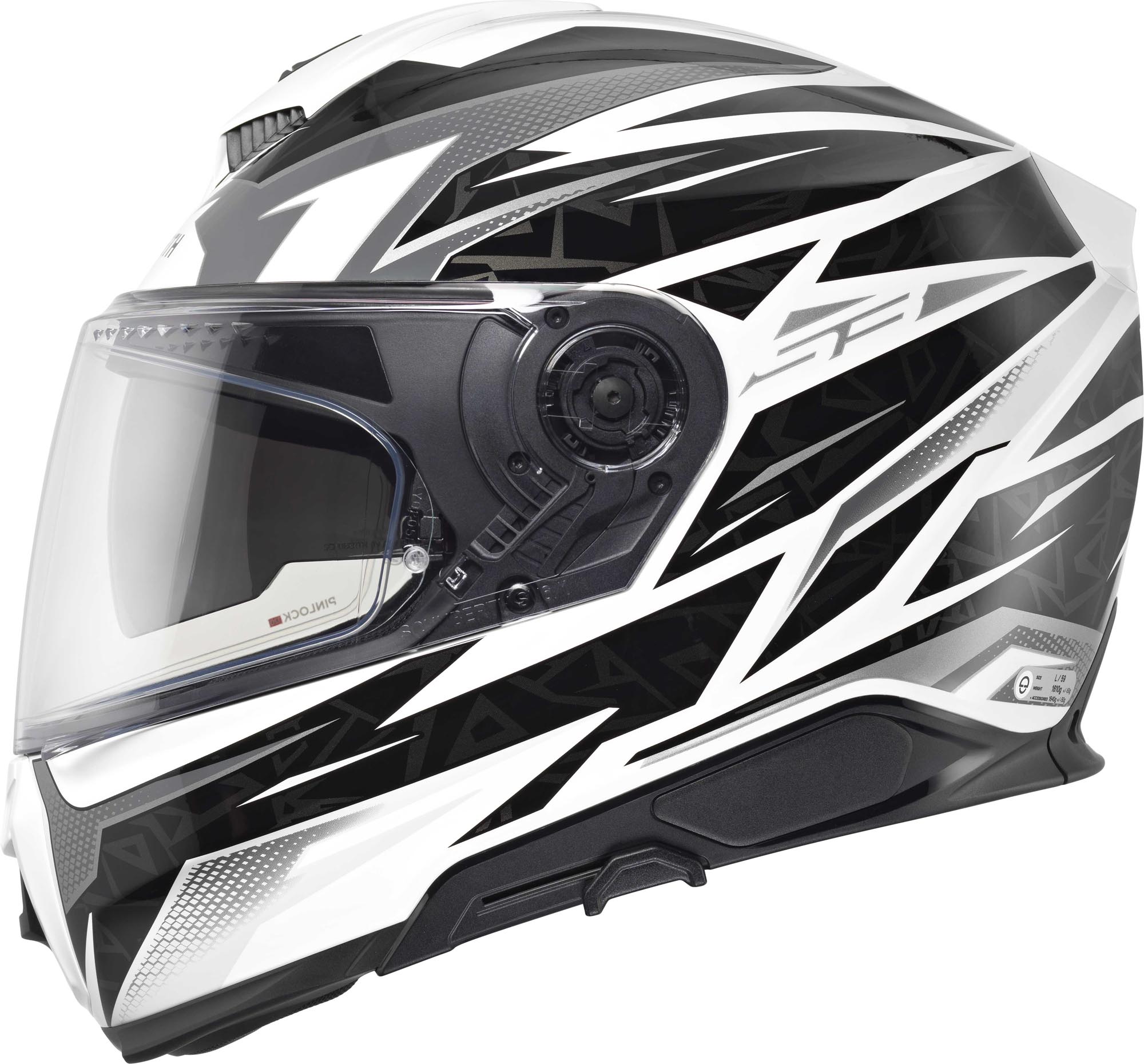 Schuberth S3 Thunder Helmet white/black XXXL (65) Figure 6