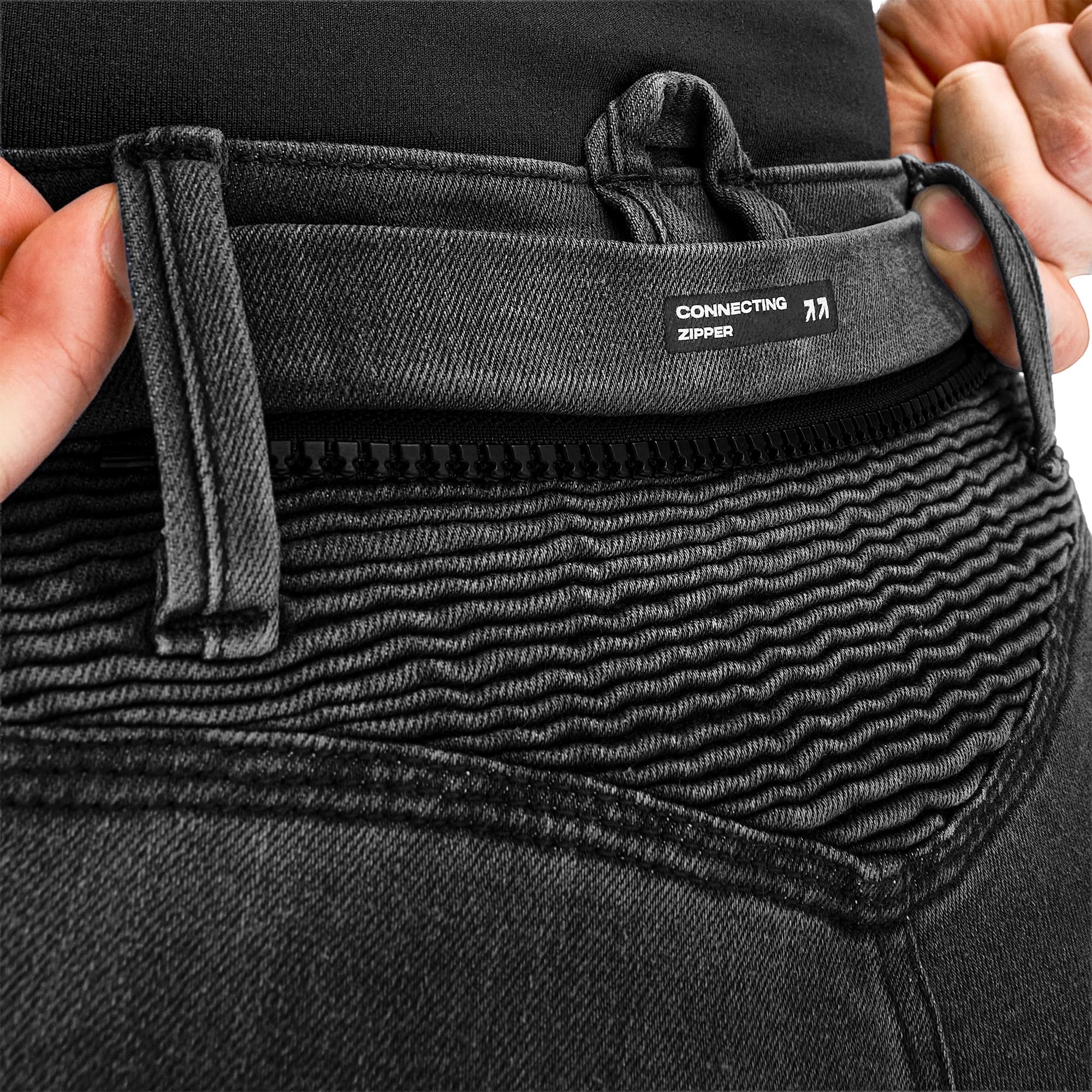 Side view of SHIMA Zenith Ladies Motorcycle Jeans