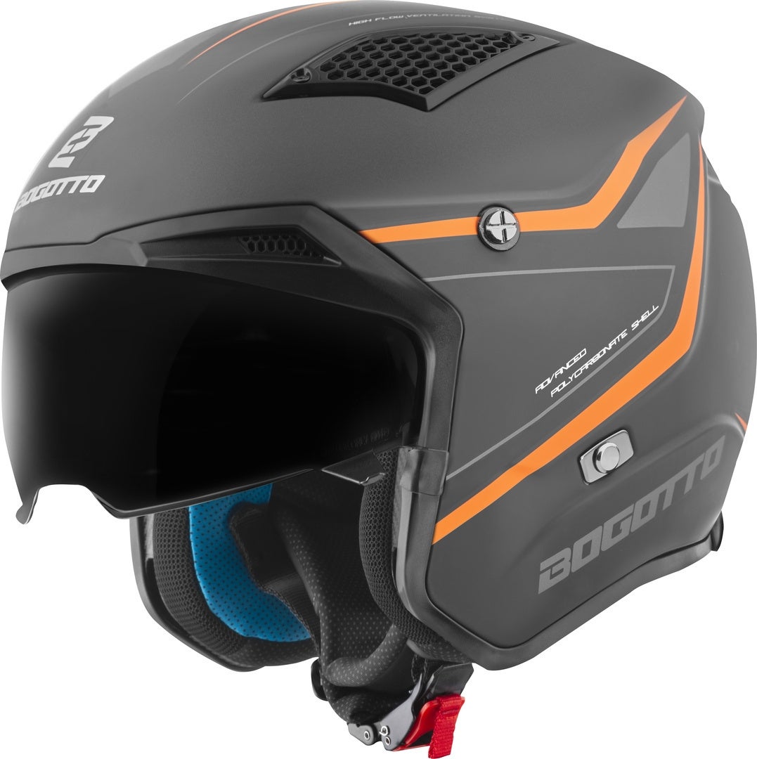 Bogotto Radic WN-ST 22.06 Hjelm orange/sort M Figur 15