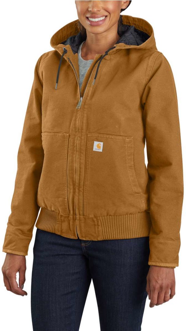 Carhartt Washed Duck Active Giacca da donna marrone S Figura 3