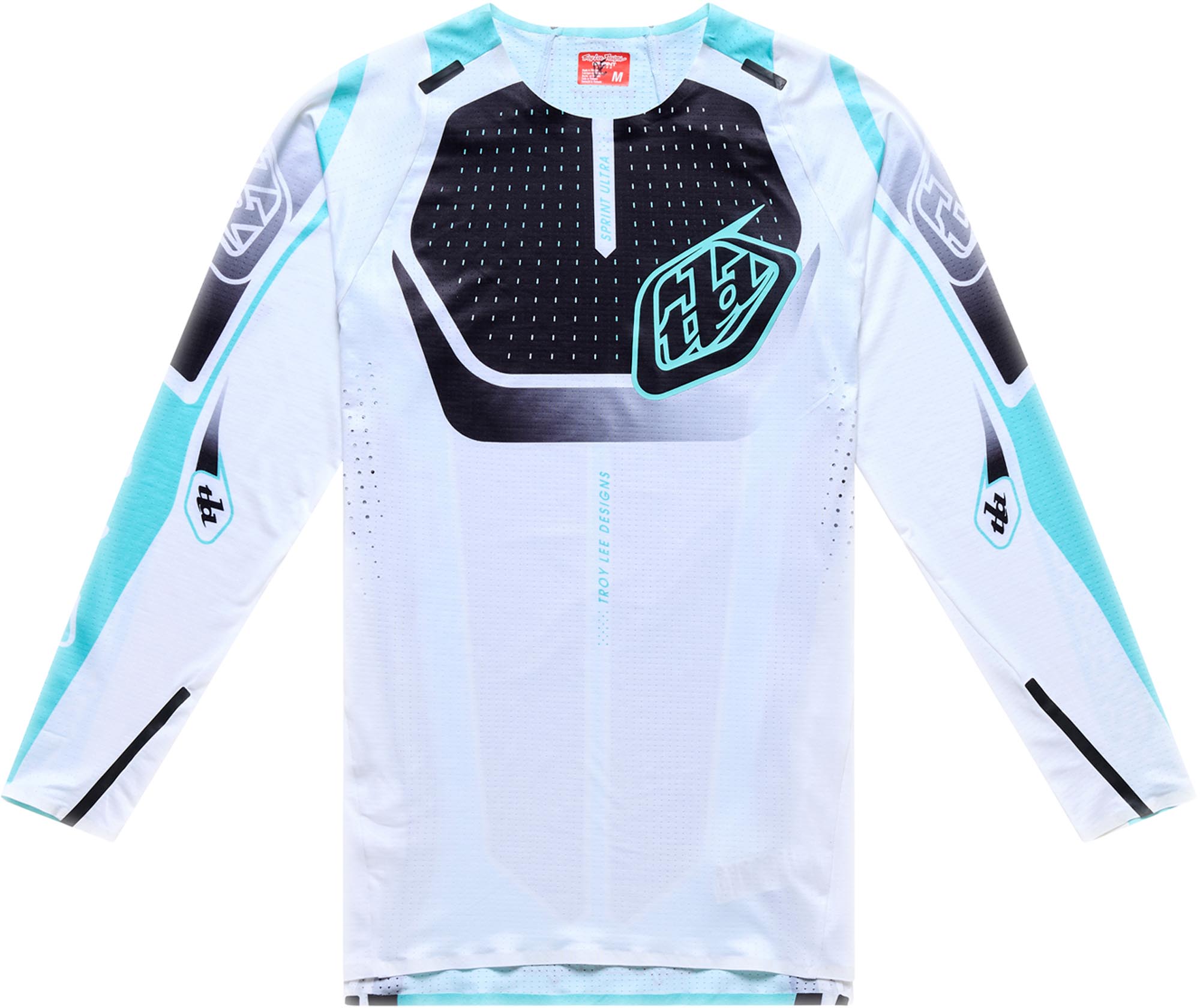Troy Lee Designs Sprint Ultra Proton Camisa de Bicicleta Branco L Figura 1