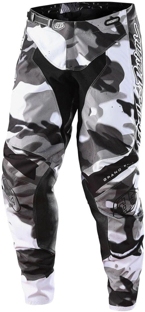 Troy Lee Designs GP Brazen Camo Motocross bukser grå/sort/hvid 36 Figur 1