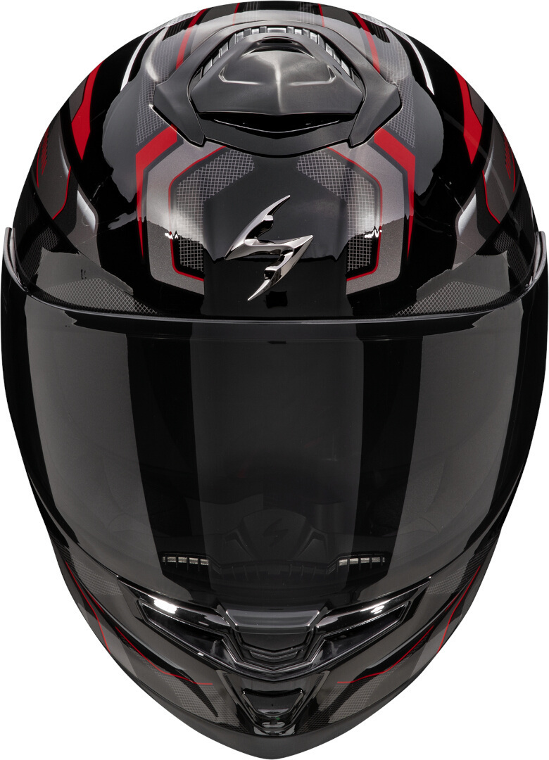 Scorpion EXO-GT SP Air Augusta Cască Negru/Gri/Roșu L (58/59) Figura 3