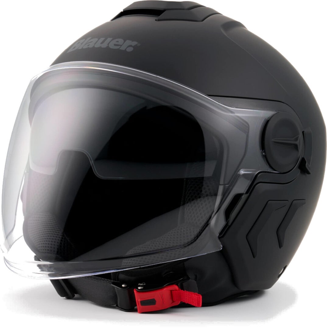 Blauer Demi Jet DJ-01 Monocolor Jethelm schwarz XXL (62/64) Abbildung 1