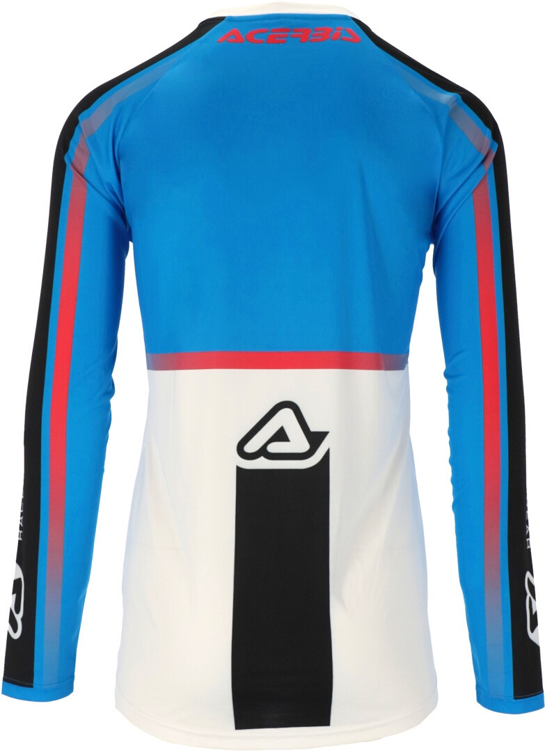 Acerbis MX Linear Lugo Motorcross Jersey wit/blauw M Figuur 3