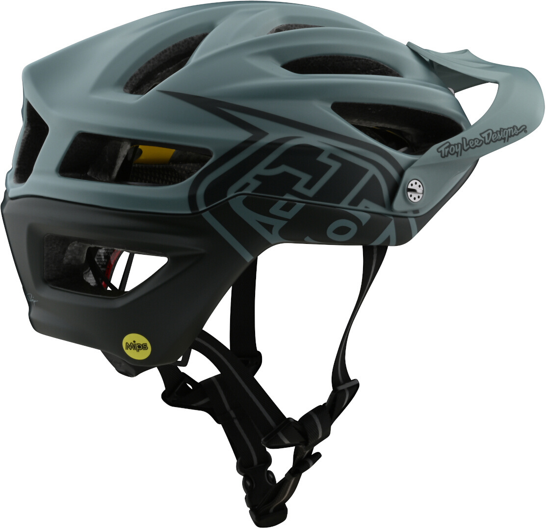 Troy Lee Designs A2 MIPS Decoy Casco Bycicle grigio/nero M/L Figura 3