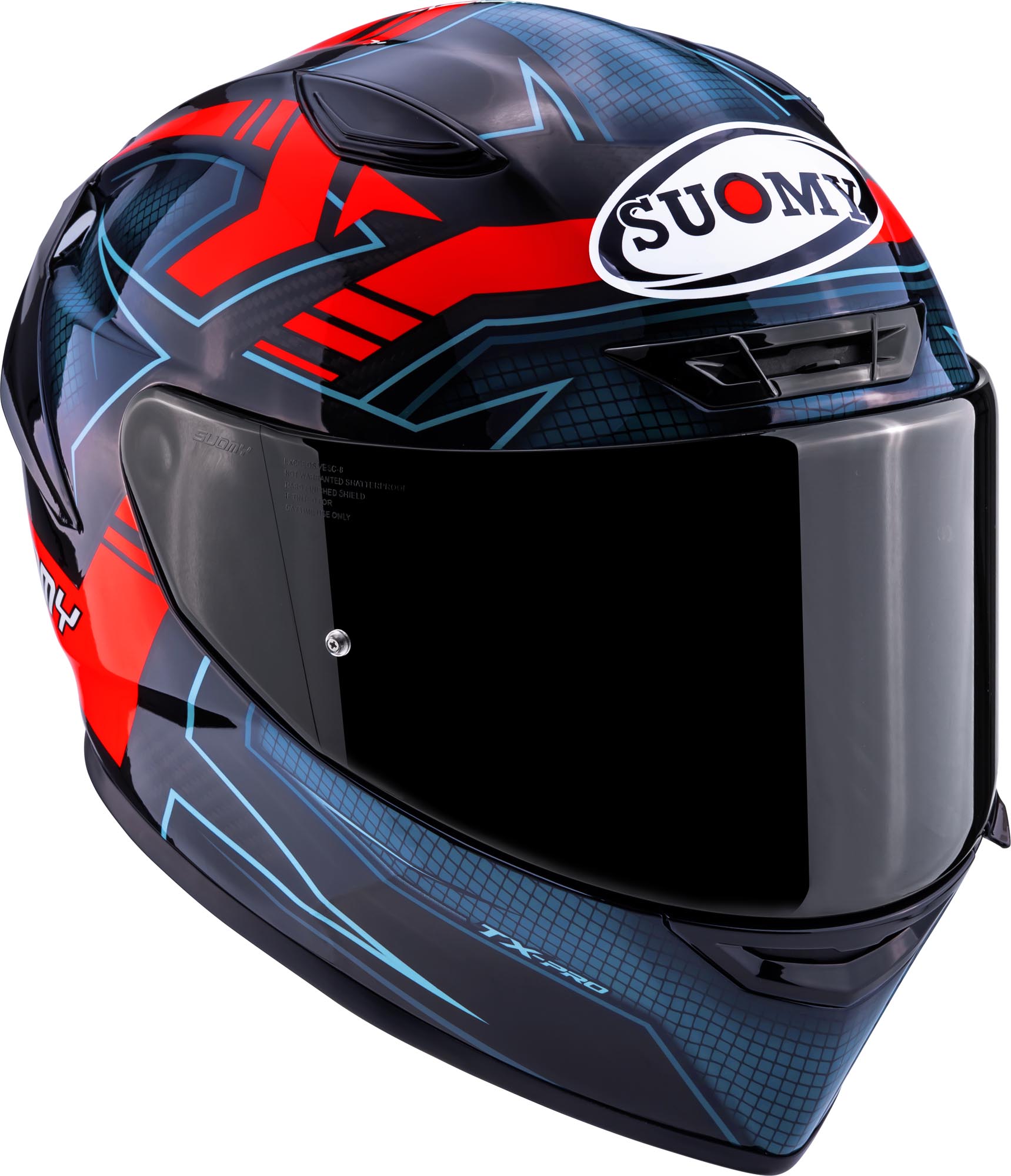 Suomy TX-Pro Flawless Helm dunkelblau/rot M (57/58) Abbildung 7