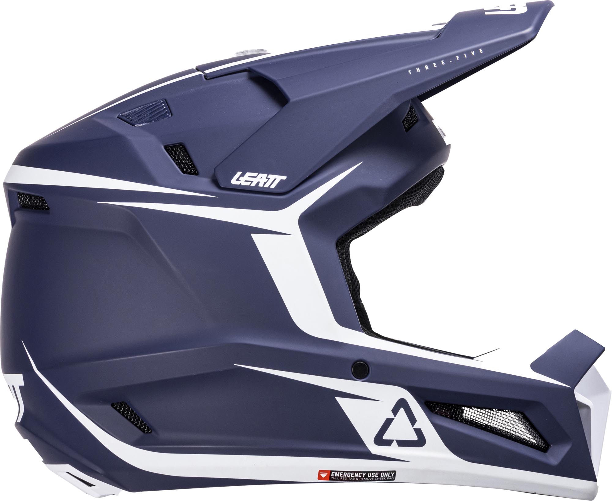 Leatt 3.5 Junior Cască de motocross cu ochelari de protecție Albastru/Alb/Roșu L (53/54) Figura 6