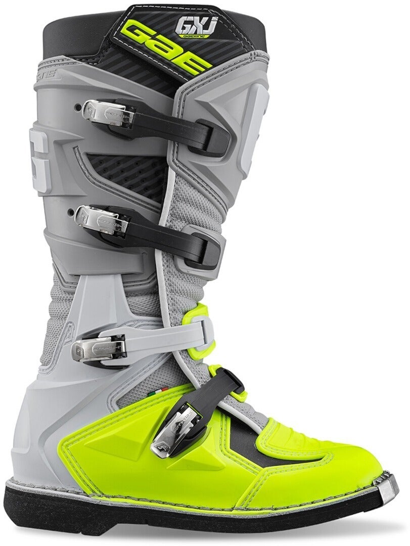 Gaerne GX-J Kinder Motocross Stiefel grau/gelb 36 Abbildung 3