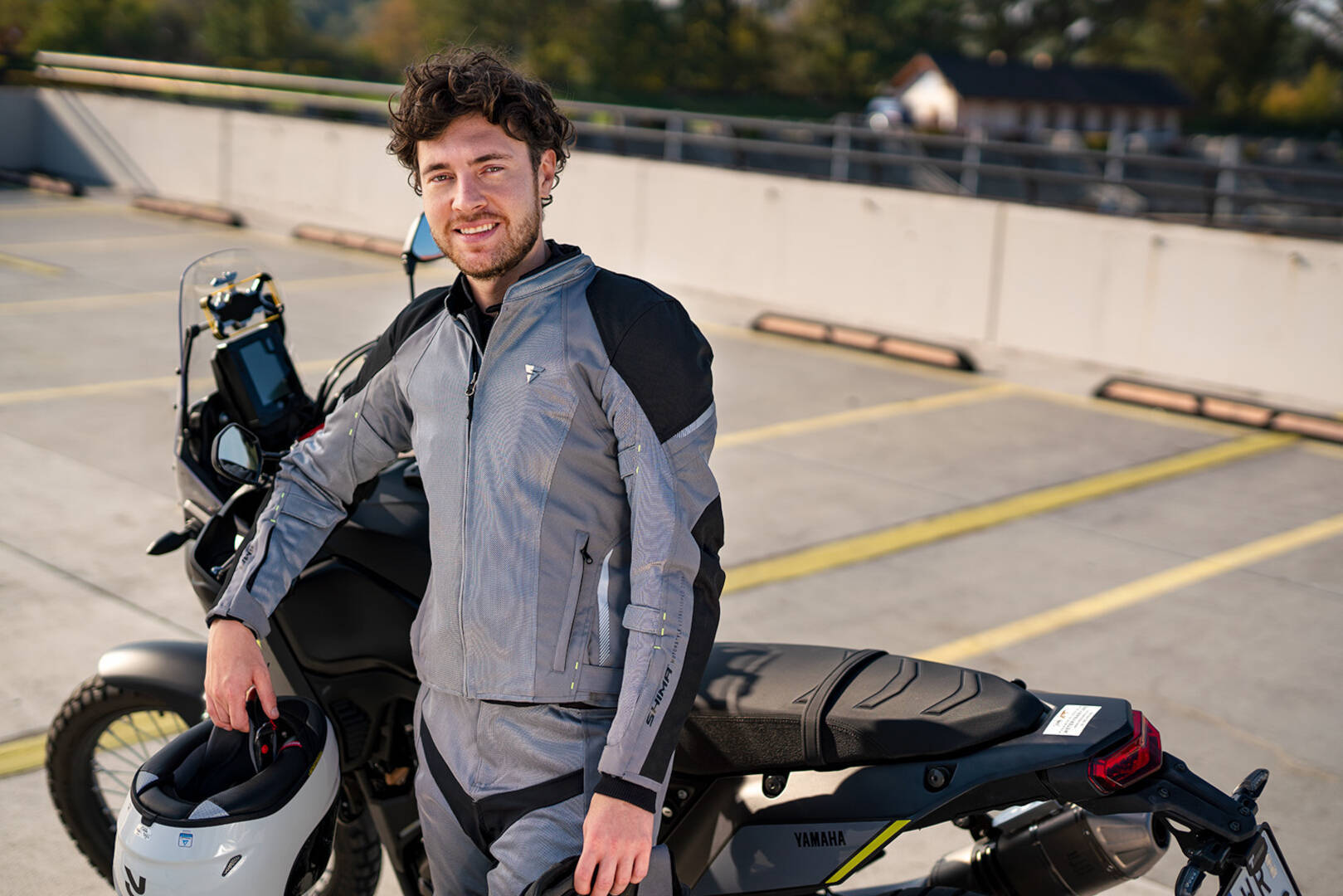 SHIMA Jet waterproof Motorcycle Textile Jacket grey M Figure 6