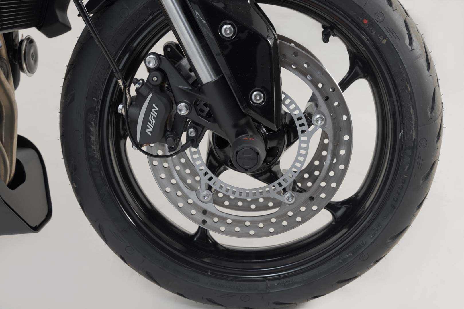 Set SW-Motech Slider pentru puntea față - Negru. Modele Triumph /Honda /Royal Enfield. Figura 2