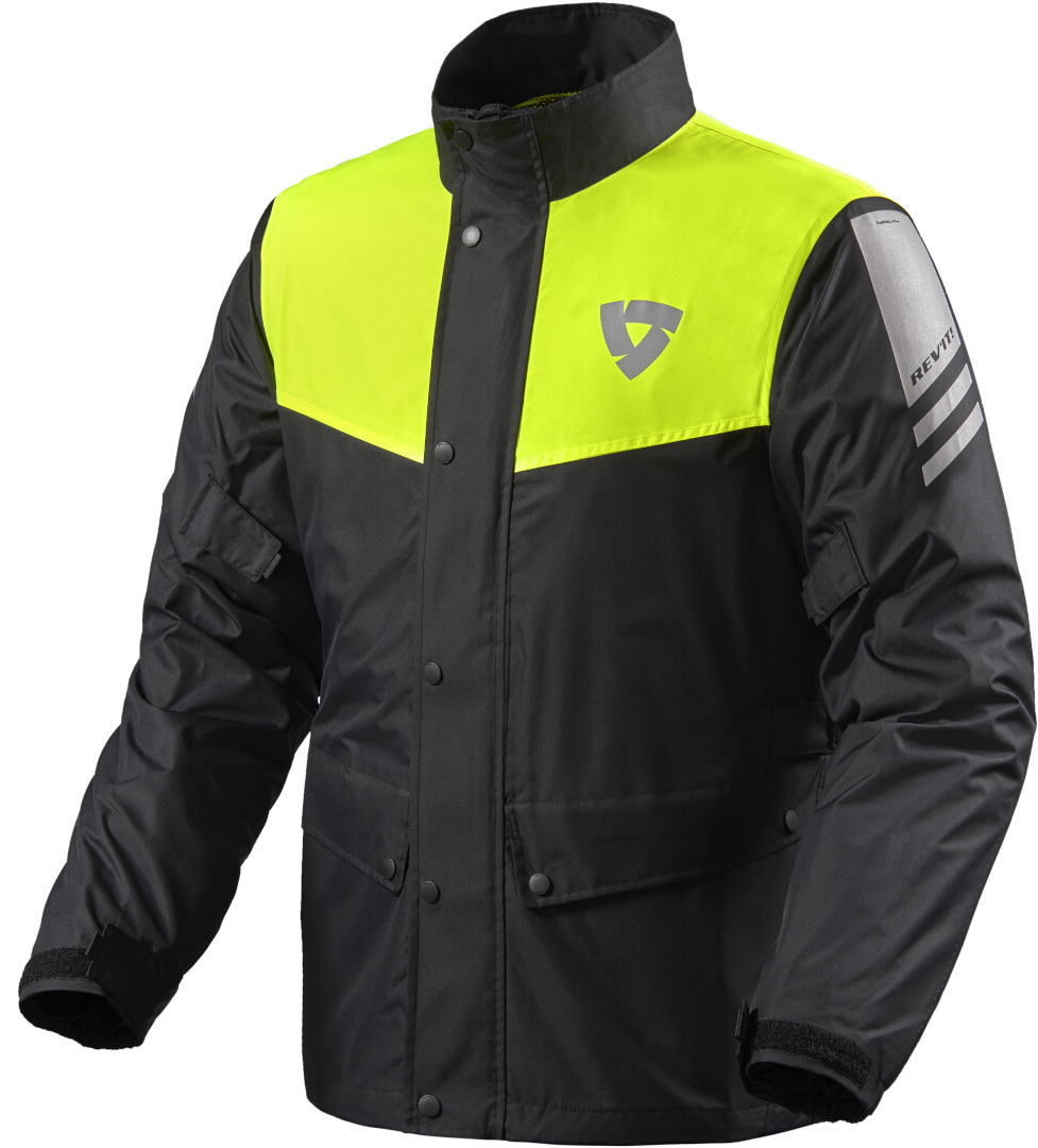 Revit Nitric 3 H2O Rain Jacket black/neon S Figure 1
