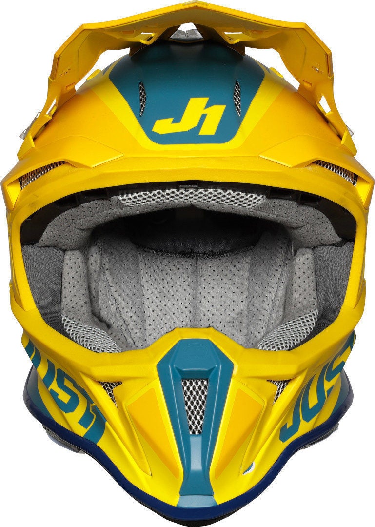 Just1 J18 Pulsar Casco motocross giallo/blu XS (53/54) Figura 5