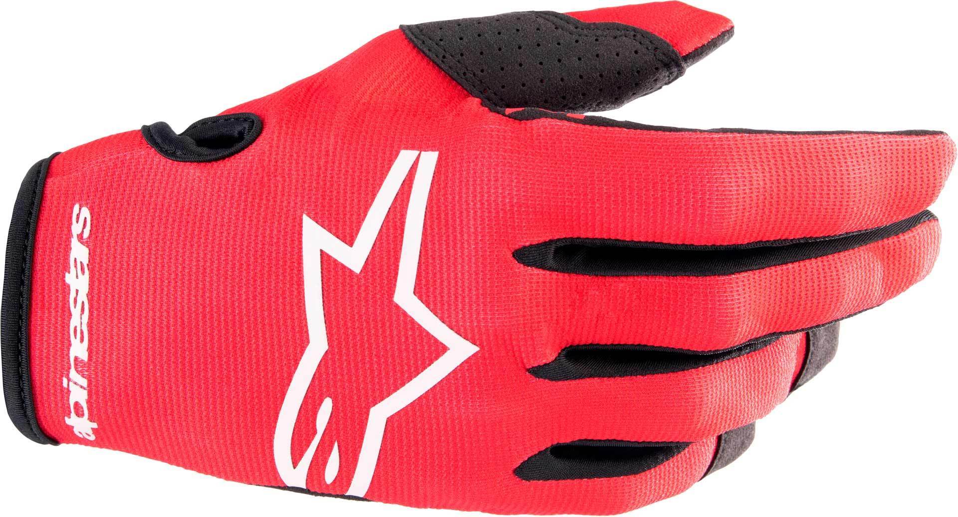 Alpinestars Radar Motocross Handschuhe rot/schwarz/weiß L Abbildung 1