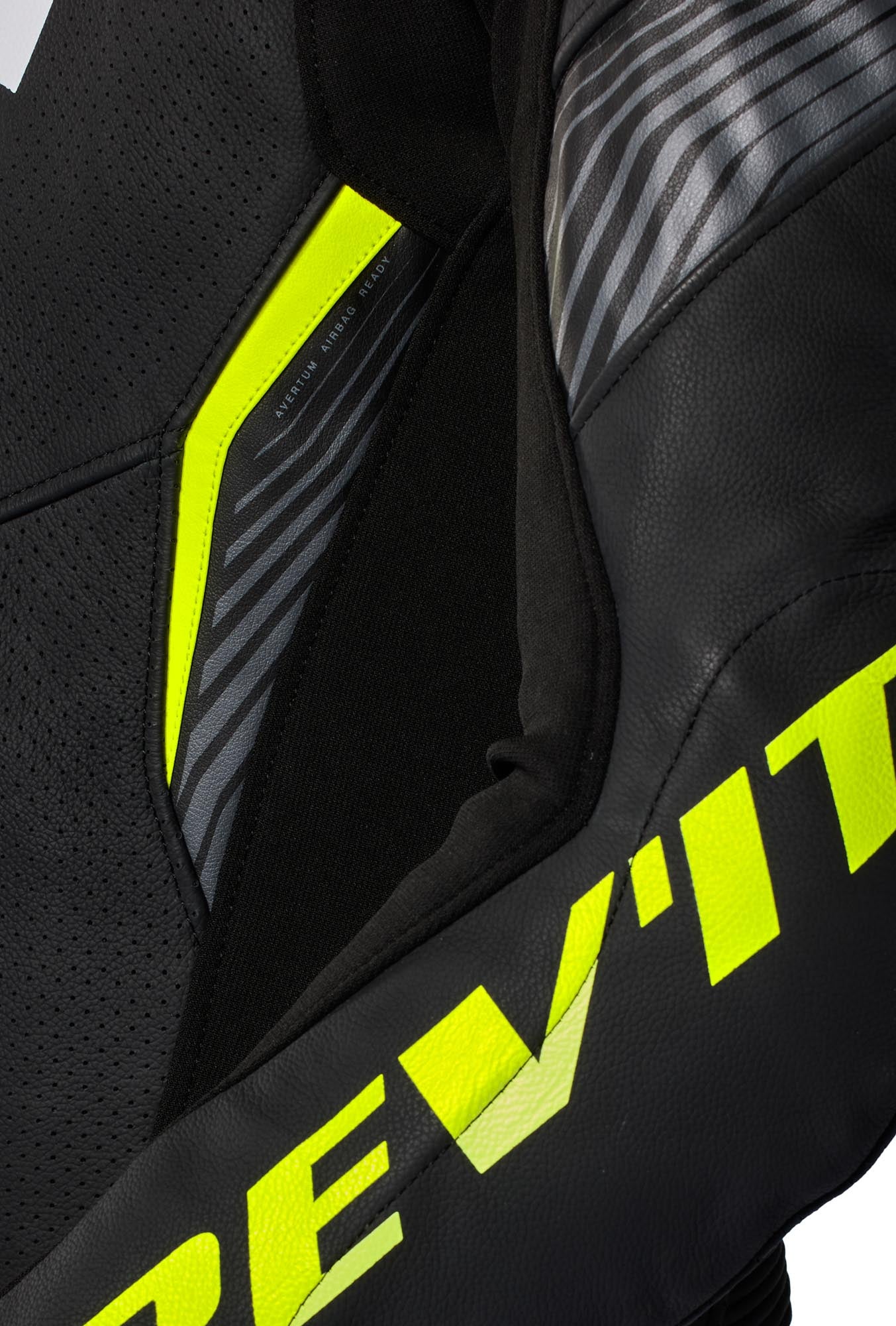 Revit Argon 3 perforierte 1-Teiler Motorrad Lederkombi schwarz/neon-gelb 56 Abbildung 13
