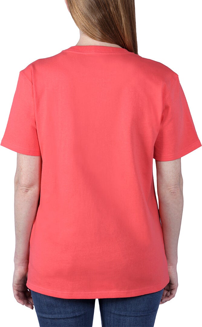 Carhartt Loose Fit Heavyweight K87 Pocket レディースTシャツ 赤 XL 図4