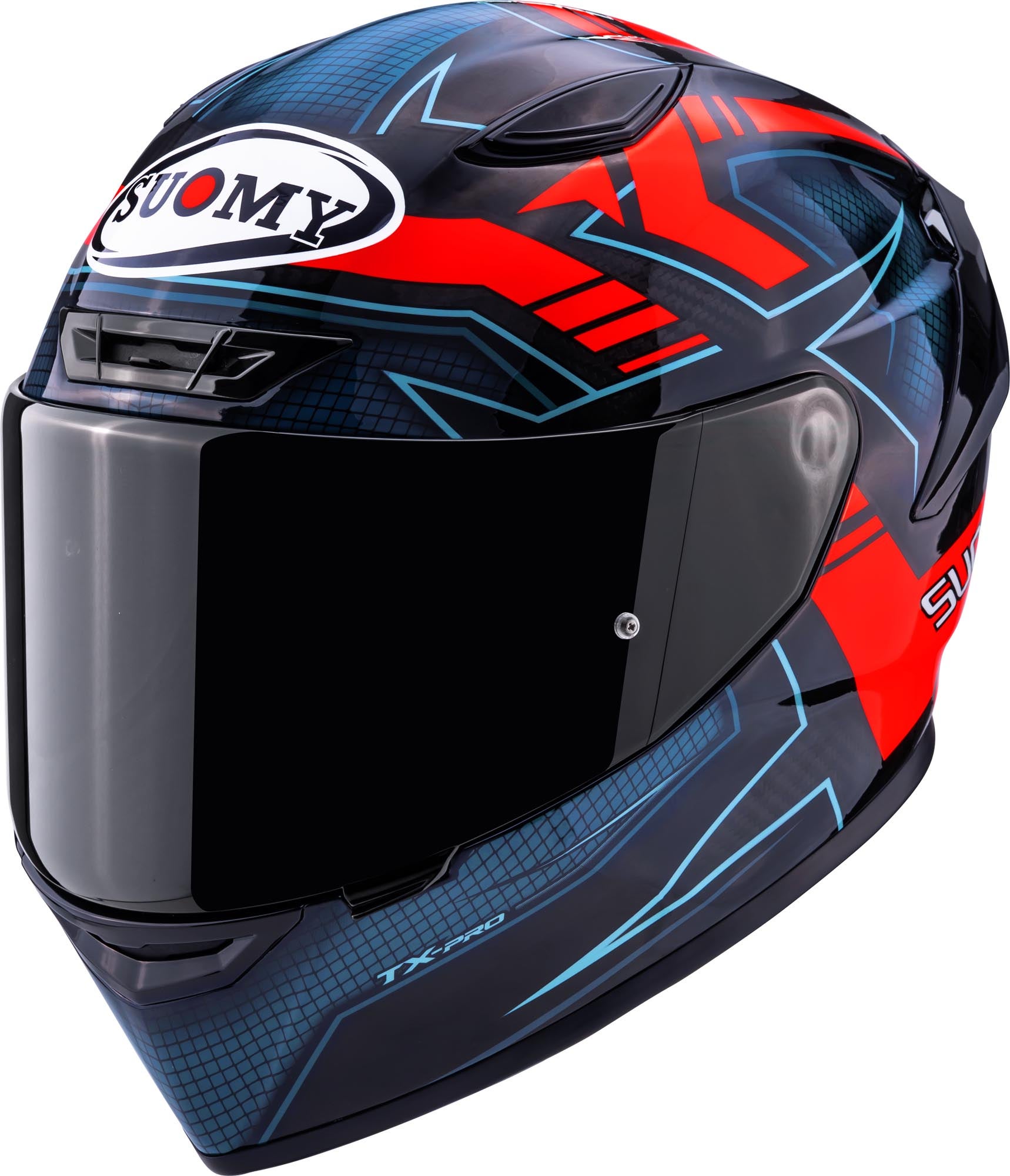Suomy TX-Pro Flawless Helm dunkelblau/rot XL (61/62) Abbildung 1