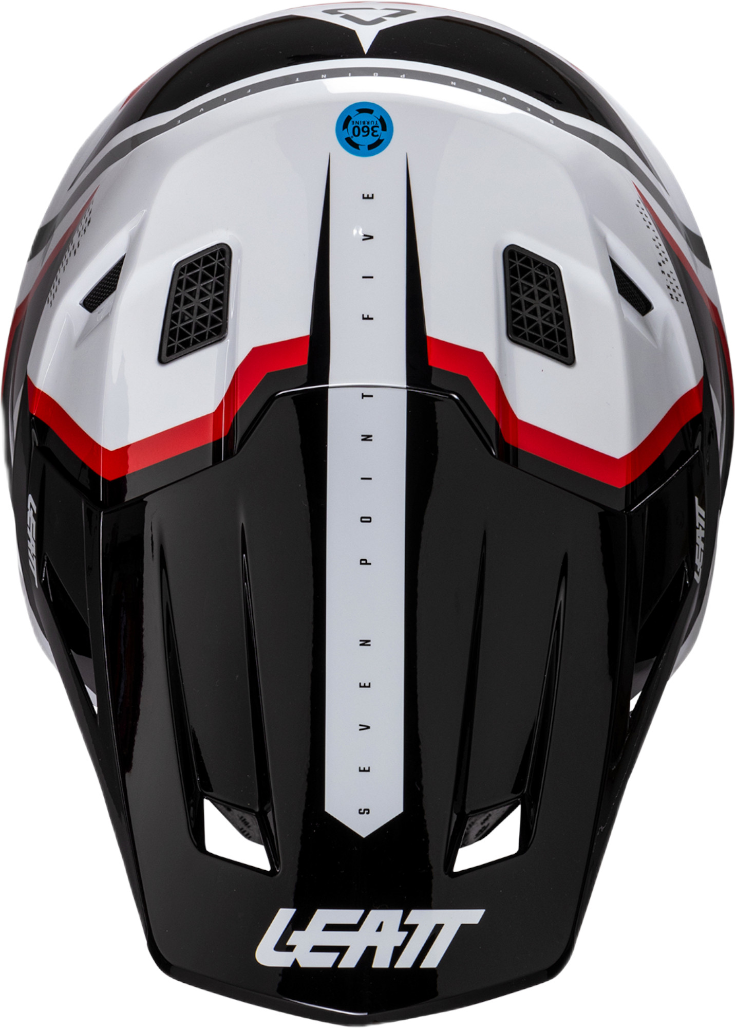 Leatt 7.5 V26 Motocrosshjälm med skyddsglasögon vit/svart/röd XL (61/62) Figur 8