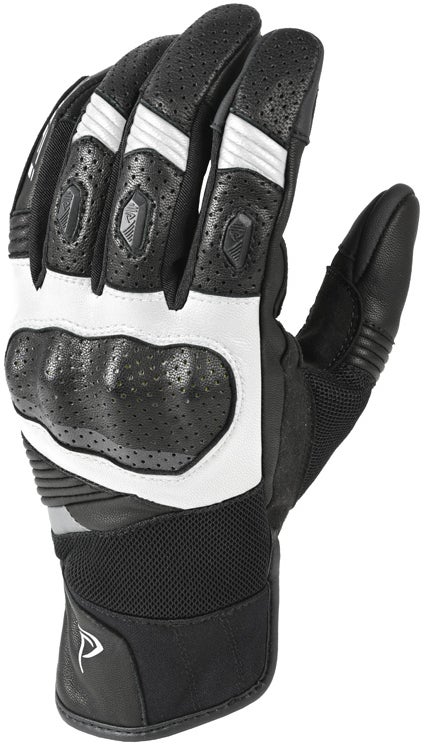 DIFI Rallye Air 2 perforerede motorcykelhandsker Sort/hvid 4XL Figur 1