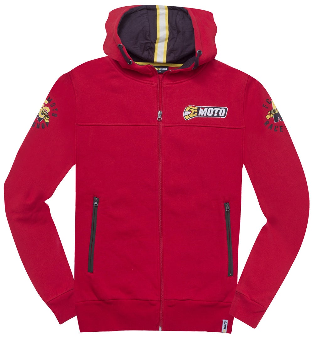 FC-Moto Effortless Sweat à capuche Zip Rouge XXL Figure 1
