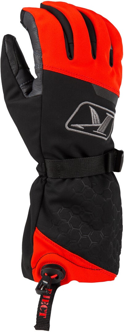 Klim PowerXross Gauntlet Snescooter handsker sort/rød M Figur 1
