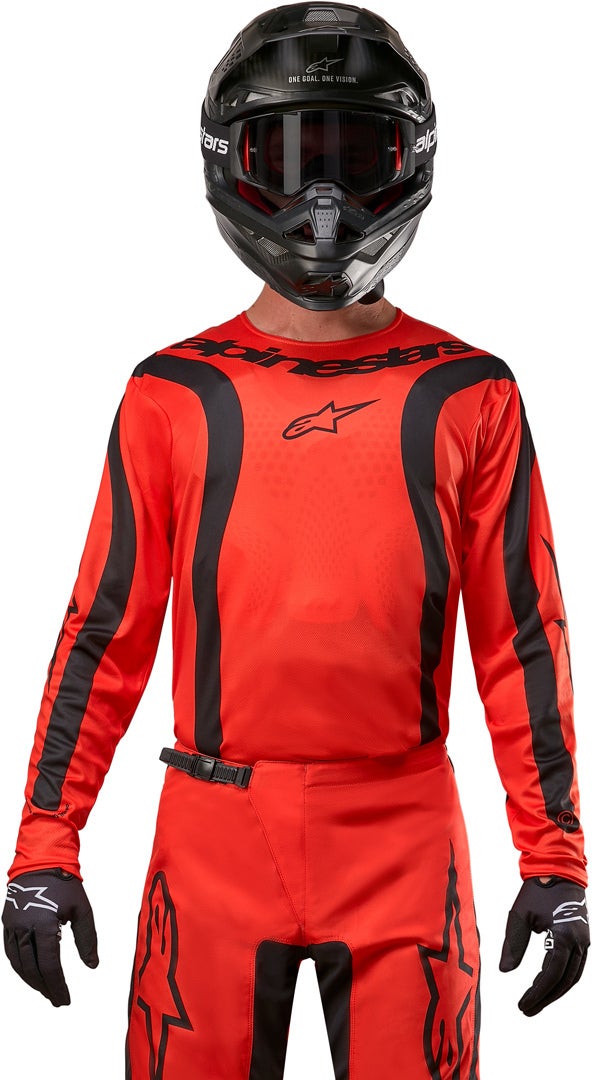 Alpinestars Fluid Lurv Motocross trøje orange/sort M Figur 5