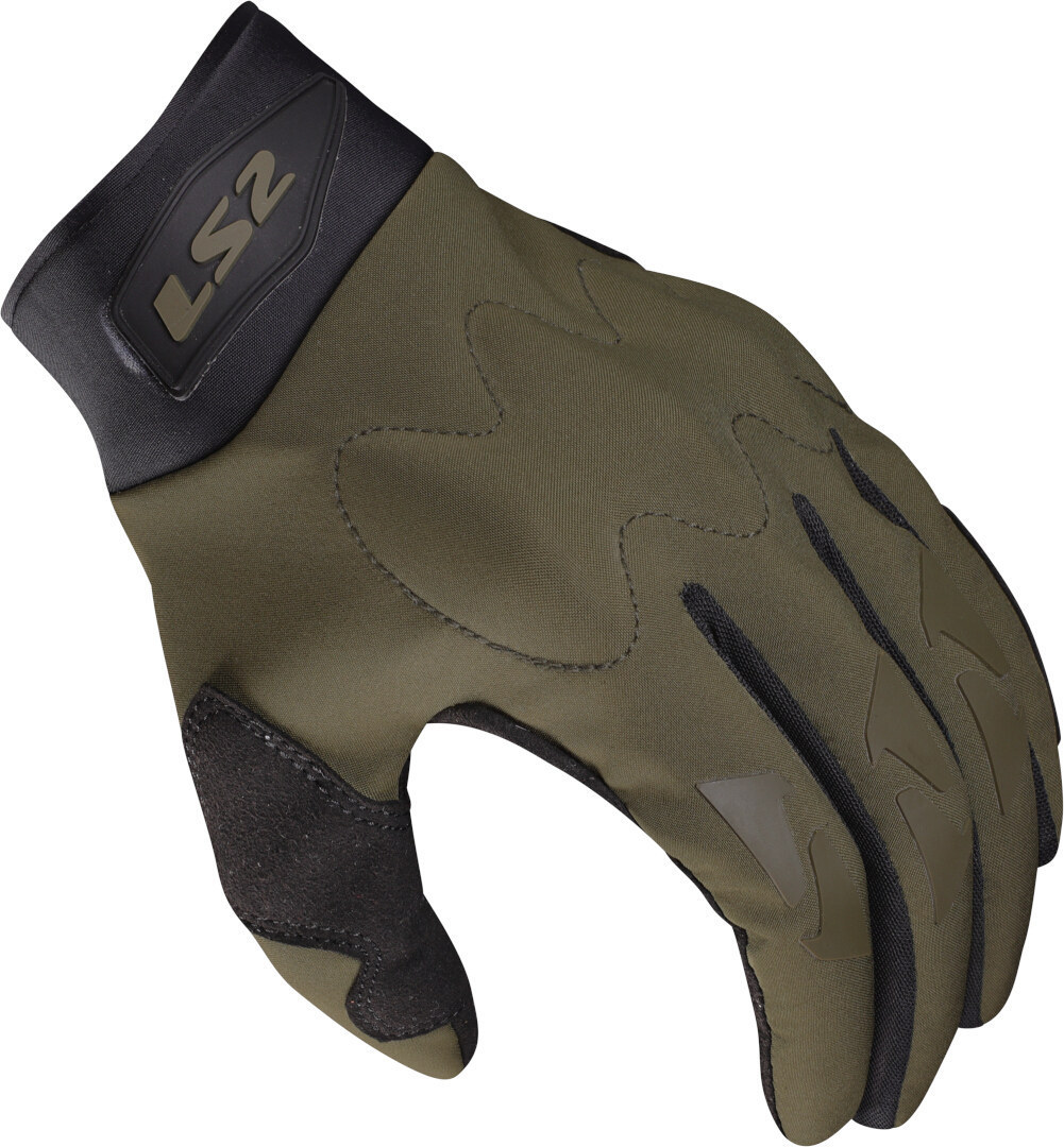 LS2 Hiker Motorcycle Gloves black/olive XL Figure 1