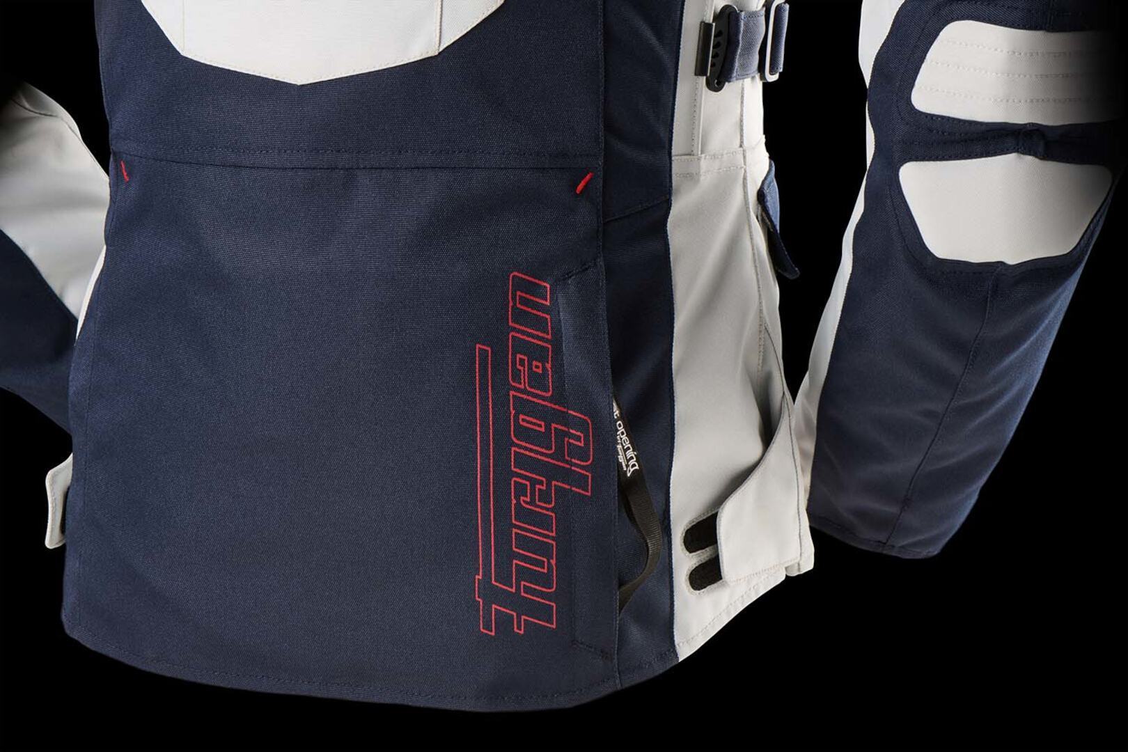 Furygan Apalaches Evo Ladies Motorcycle Textile Jacket blue/white/red XL Figure 14